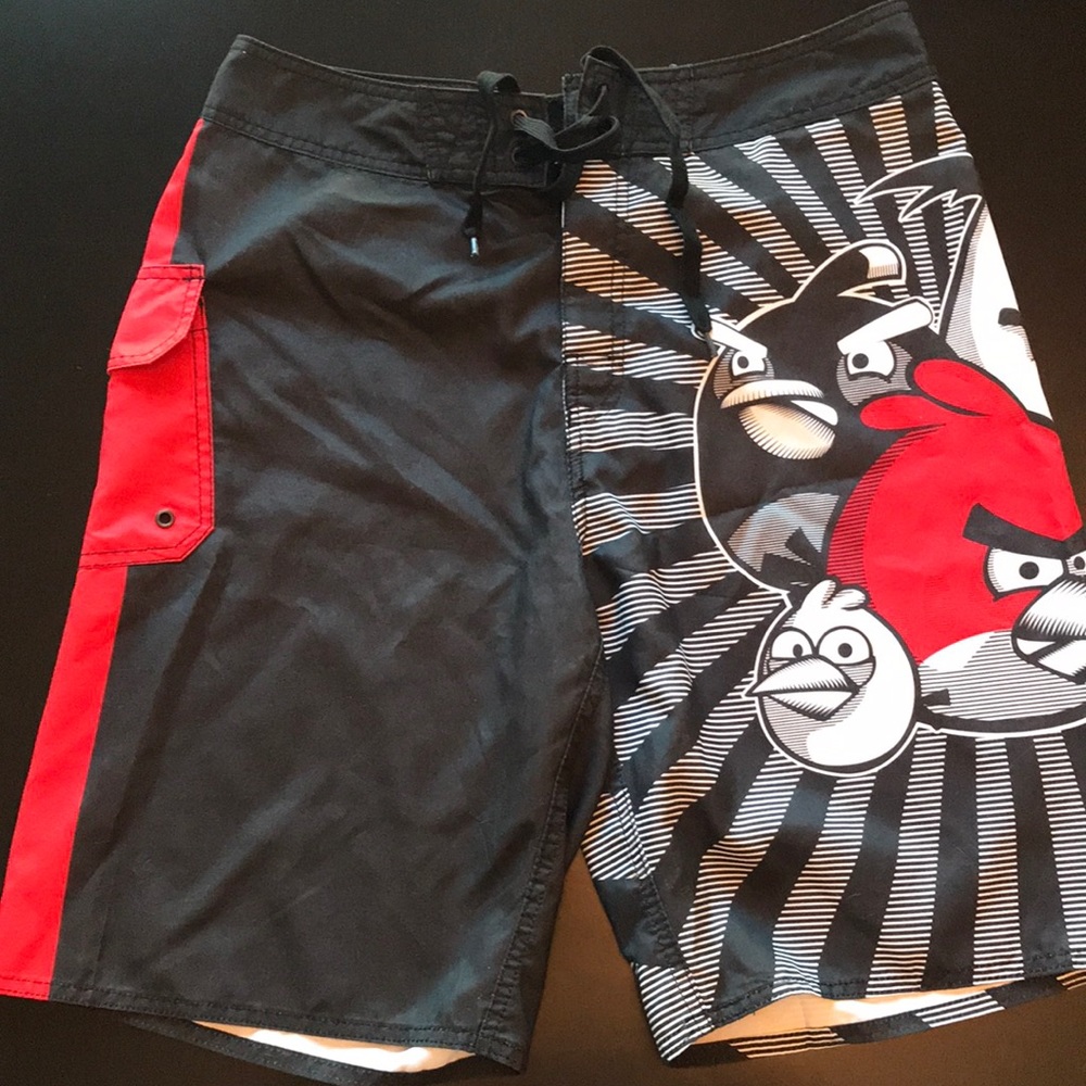 Angry Birds swim trunks